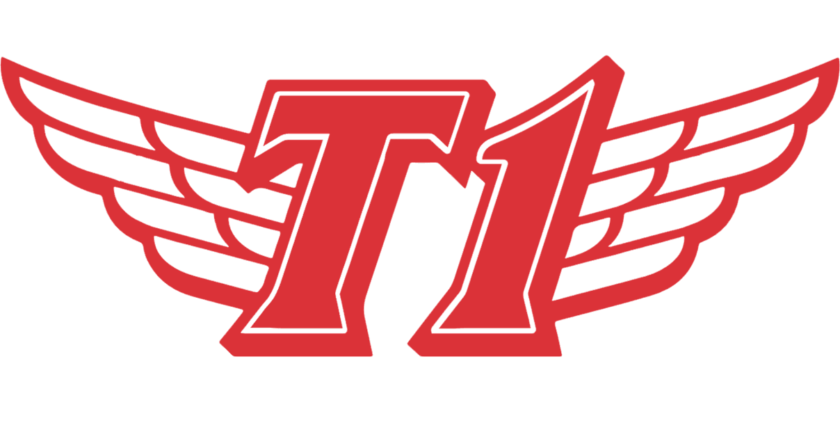 T1 old logo